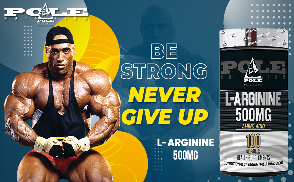 Pole Nutrition L-Arginine - Essential Amino Acid 1000mg | 120 Tablets - Amplify Your Performance with Nitric Oxide Support