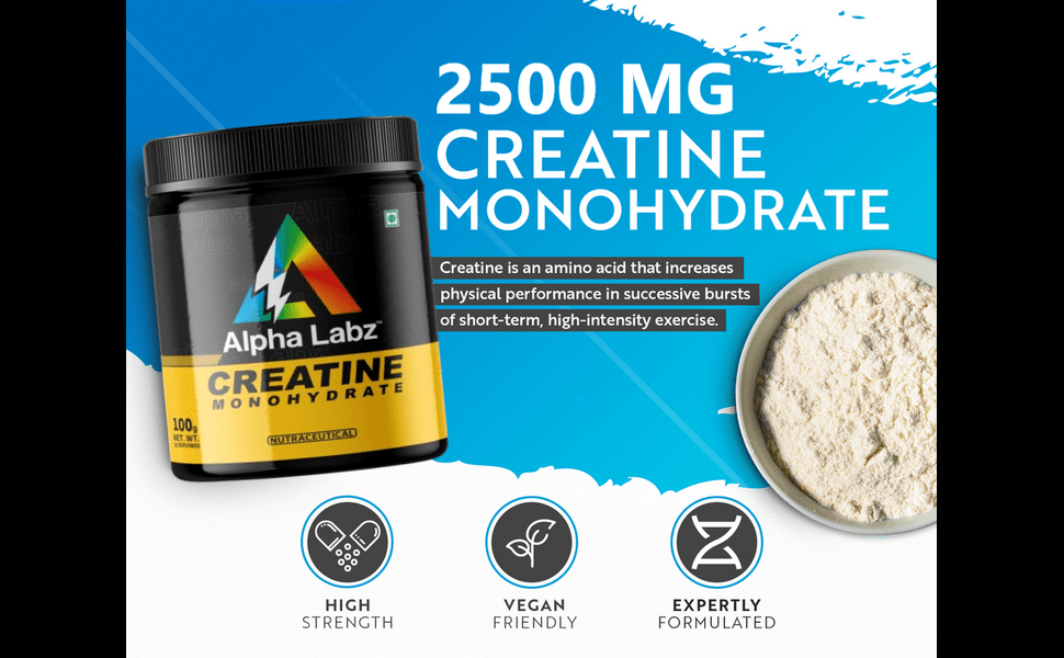 Creatine Creatine Supplement for Muscle Growth, Increased Strength, Enhanced Energy Output, Faster Workout Recovery, Fuels Muscles and Improved Athletic Performance [33 Servings, Pineapple]