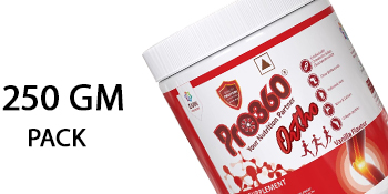 Pro360 Ortho Bone and Joint Care Supplement Nutrition Powder with Glucosomine Chondroitin MSM Collagen Peptides Boswellia Serrata Hyaluronic Acid - Diabetic Friendly - Vanilla Flavour, 250g (Nonveg)
