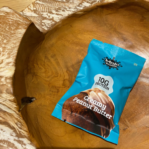 Mojo Bar Protein Bombs Creamy Peanut Butter | Daily Protein Snack | 10g Protein | Pack of 10 x 40g Protein Balls | Vegan, Gluten Free & No Preservatives