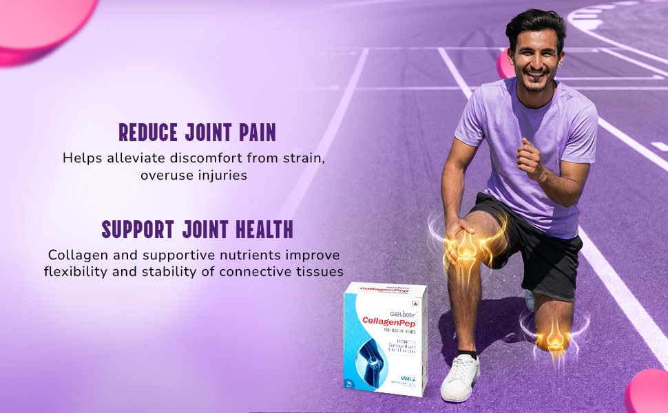 CollagenPep (Vanilla Flavour) Collagen Powder 150g, Premium Proven Japanese Bovine Collagen Peptides for Knee Pain Due to Osteoarthritis, Healthy Joint Wellness (Pack of 15 x 10g Sachets)