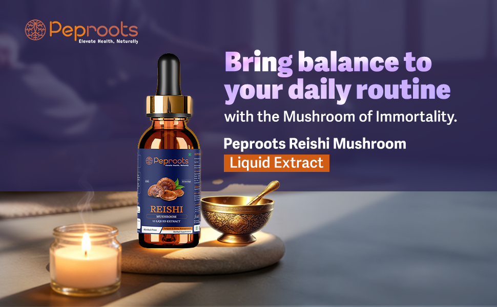 Reishi Mushroom Supplement | Liquid Extract for Heart Health, Stress Relief & Immune Support | Natural Herbal Superfood Tonic – Alcohol Free