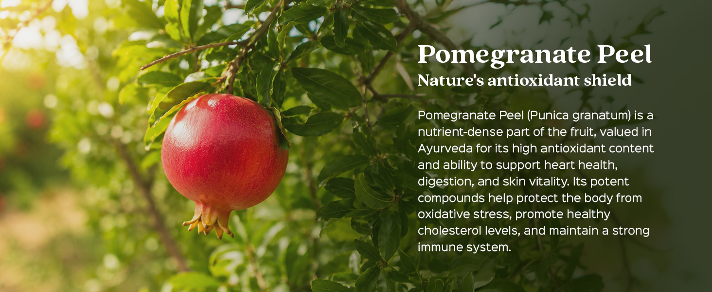 Pomegranate Peel Powder 200g | Healthy Digestion | For Skin & Hair Pack