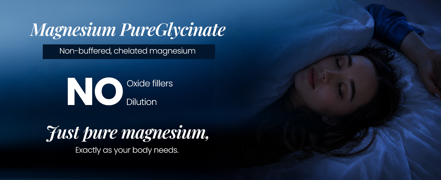 GNC Magnesium PureGlycinate 3666mg | 100% Non-Buffered | 440mg Elemental Magnesium | Supports Deep Sleep, Stress Relief & Faster Recovery | Superior Absorption | 90 Tablets