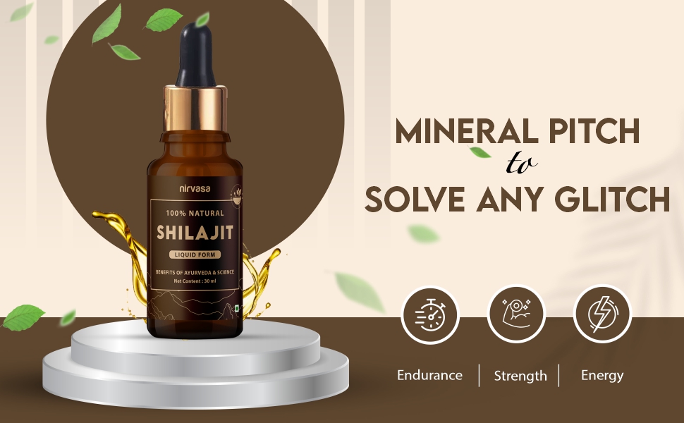 Nirvasa Pure Shilajit Liquid 30ml