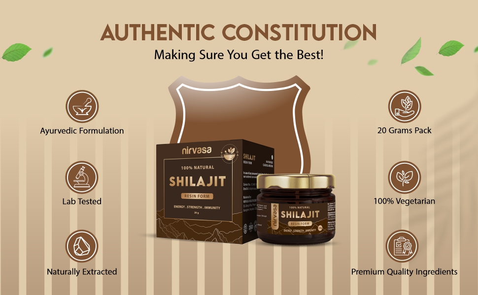 Nirvasa Himalayan Shilajit Resin 20g