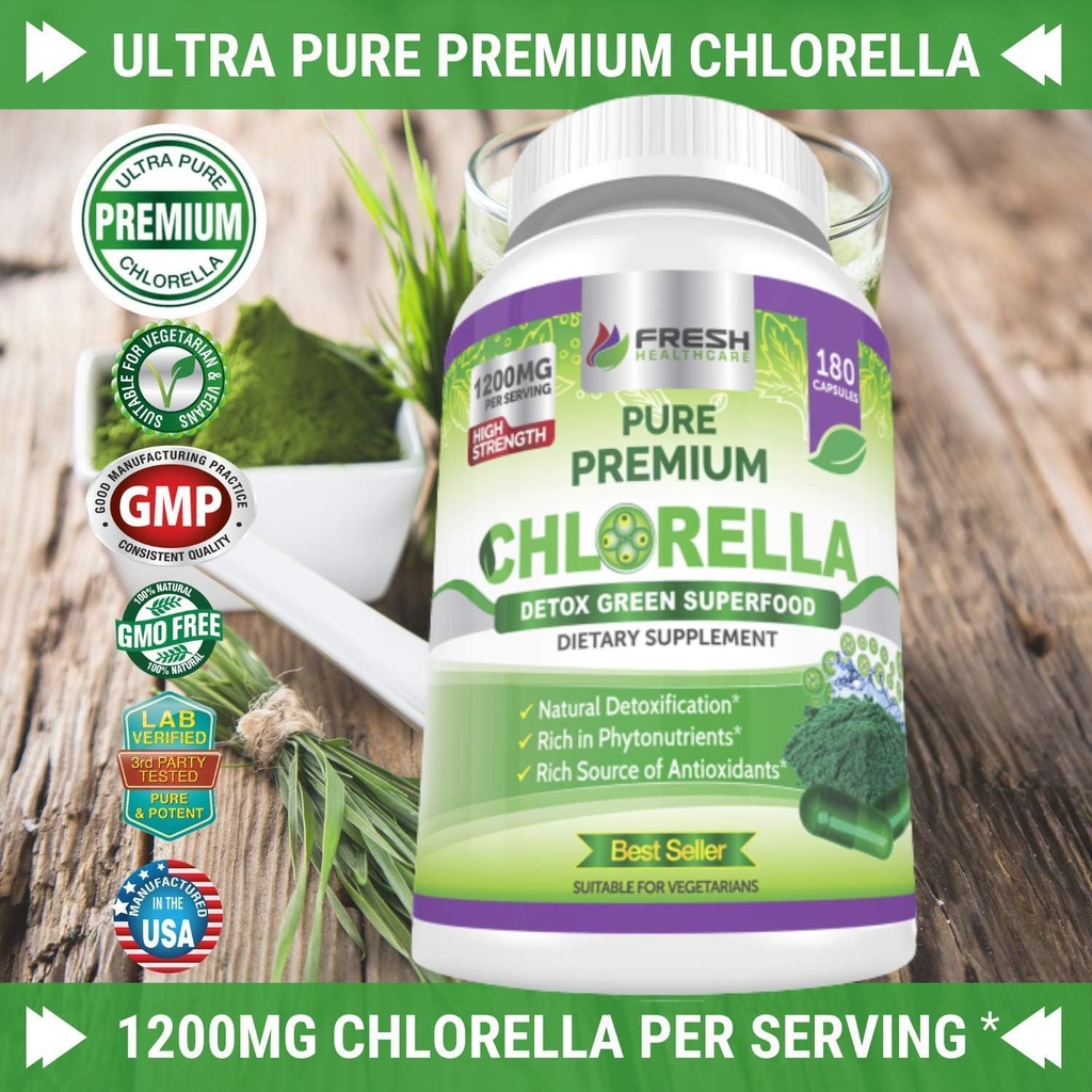 FRESH HEALTHCARE Chlorella and Immune Support Multivitamin - Bundle 2