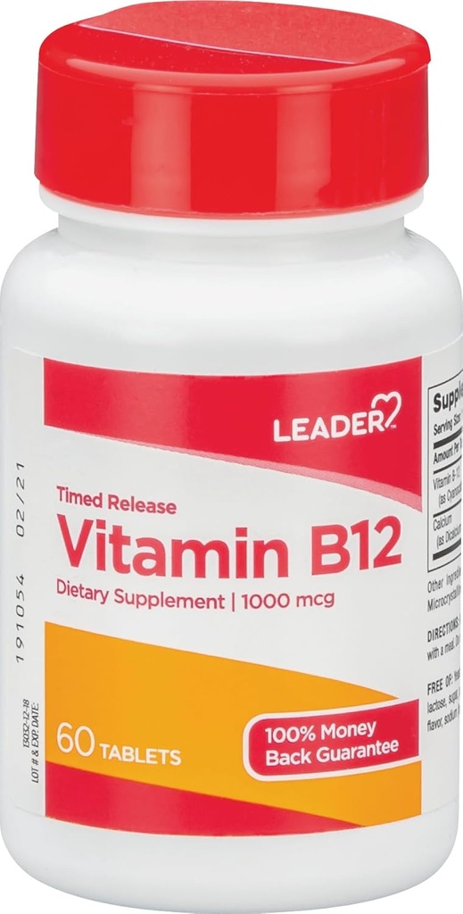 Leader Men's 50+ Multivitamin Tablets 200 Ct. Daily Wellness for Men Over 50 3