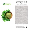 Organic Moringa Powder - 35.28 oz | Pack of 2 | USDA Organics, Non-GMO, Kosher, Halal, Moringa Olifera Powder - 100% Raw and Natural, by OSR 6