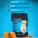 Cat Skin & Coat Health Crunchy & Creamy Chews - Omegas, Vitamin C + E, Biotin Supplement, Soothes Skin and Promotes Shiny Coat, Cat Supplements & Vitamins - Chicken (30-Day Supply) 4