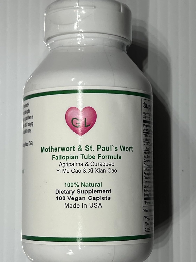 Generic Motherwort Herb & St. Paul`s Wort, Xi Xian Cao & Yi Mu Cao Fallopian Tube Formula 100 Caplets 3