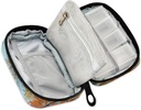 Naanle Autumn Trees Heart Pill Box 7 Day Pill Case Bag Travel Pill Organizer Bag with Zipper Portable Weekly Case Compact Size for Vitamin Supplement Holder 3
