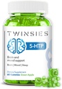 5-HTP Supplement 200mg Calm Gummies for Sleep Mood & Brain Health Support – L-Tryptophan 60 Green Apple Sleep Gummies for Adults – Gluten-Free & Non-GMO 2