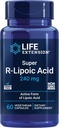 Life Extension Super R Lipoic Acid 240mg, 90 Capsules, Vegetarian 6