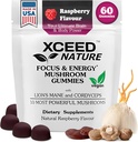 Lions Mane & Cordyceps Mushroom Gummies - 10in1 Supplement - for Focus, Energy, Mood, Memory & Clarity - 60 Pcs 2
