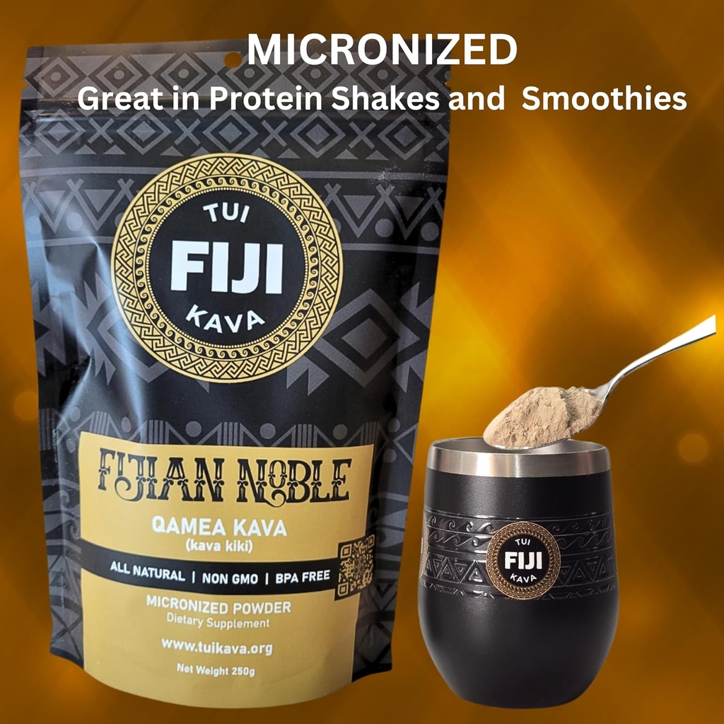 PREMIUM WELLNESS KAVA - MICRONIZED Noble Kava 250g (8.8oz) - Trial/Travel Size | Very Heady | All Natural Relaxation | Increase Focus | Mood/Sleep Support | Stress Relief | NO STRAINING 3