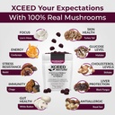 Lions Mane & Cordyceps Mushroom Gummies - 10in1 Supplement - for Focus, Energy, Mood, Memory & Clarity - 60 Pcs 4