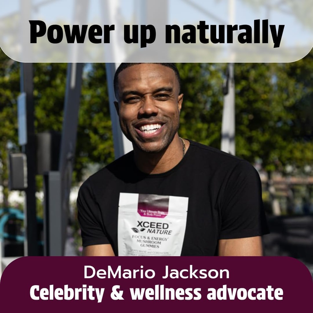 Lions Mane & Cordyceps Mushroom Gummies - 10in1 Supplement - for Focus, Energy, Mood, Memory & Clarity - 60 Pcs 6