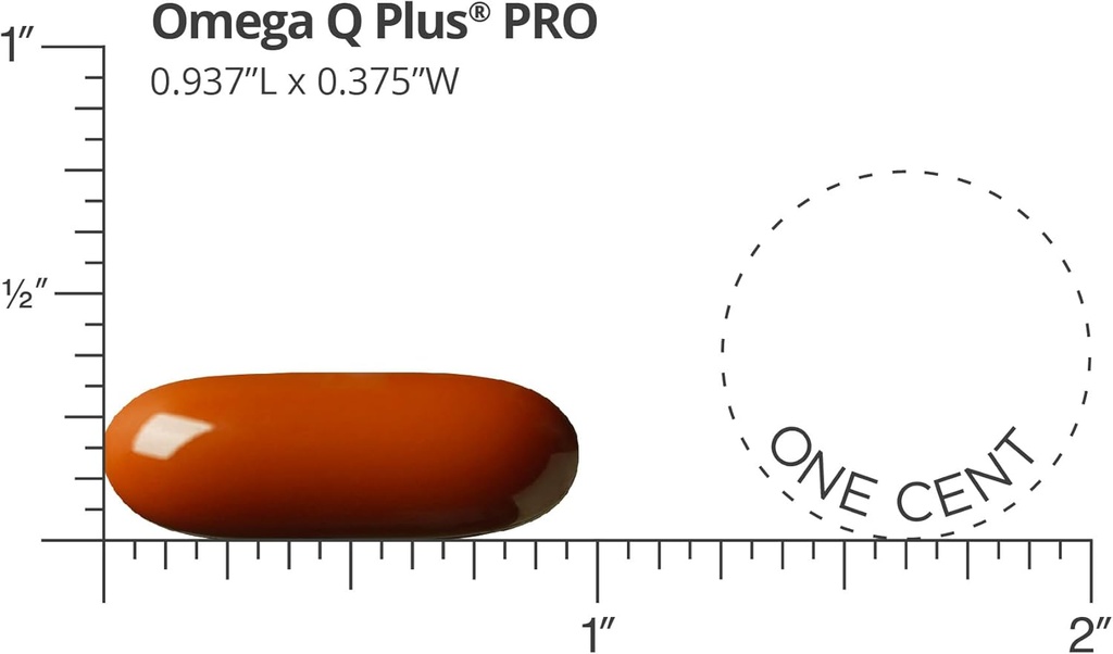 Dr. Sinatra Omega Q Plus PRO – Professional Strength Heart and Healthy Aging Support with 200 mg of CoQ10 and 90 mg of Resveratrol for Optimal Cellular Energy Production (90 softgels) 3