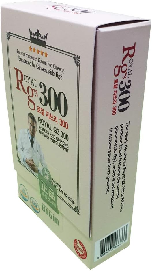 Premium RG3 300 Korean Red Ginseng Powder - Enhanced Ginsenosides (50mg Rg3/Sachet), Made in Korea, 10 Sachets 4