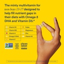Ritual Teen Vitamins for Boys - Zinc, Vitamin A and D3 for Immune Function Support*, Omega-3 DHA & B12 for Brain Health, Non-GMO, Mint Essenced, 30 Day Supply, 60 Vegan Capsules 3