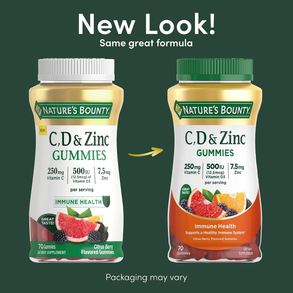 NBTY VIT C & D w/Zinc 12x70 GMY US 3