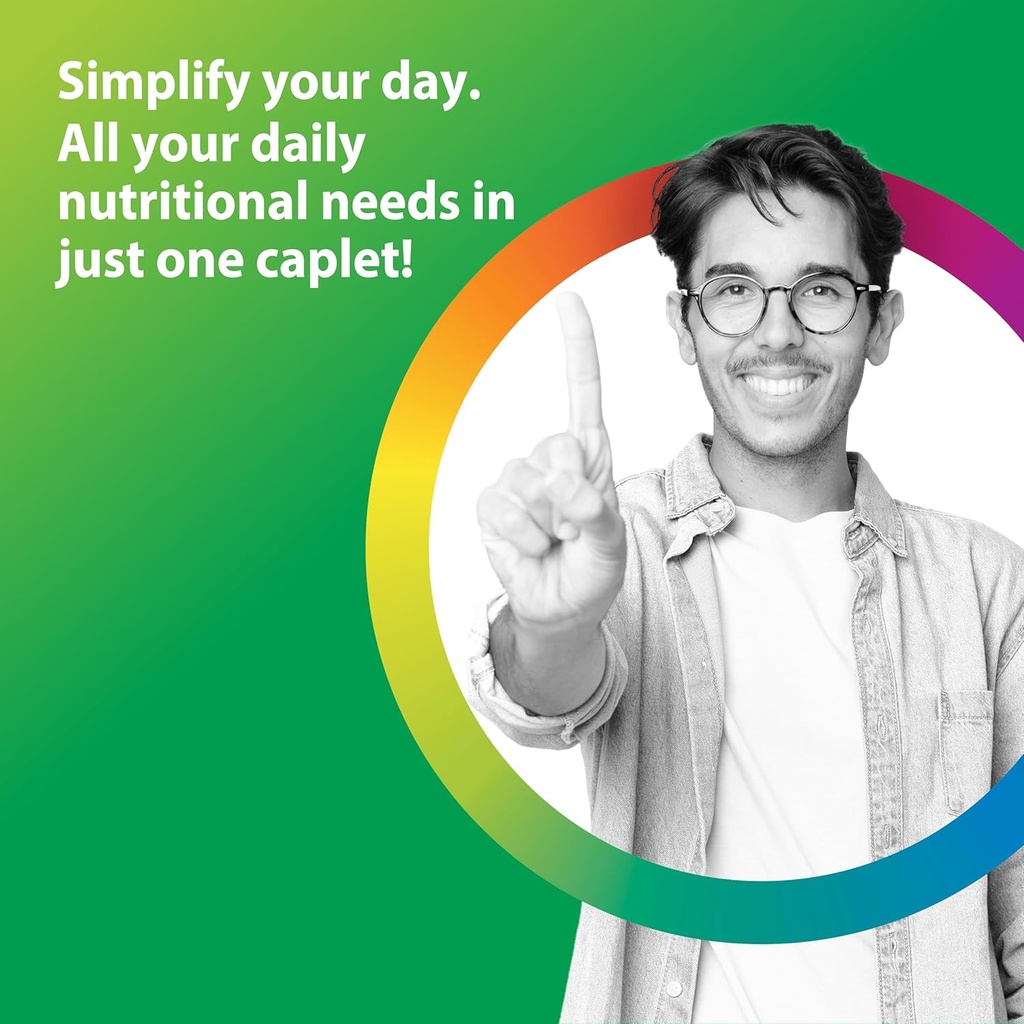Rainbow Light Multivitamin for Men, Vitamin C, D & Zinc, Probiotics, Men's One Multivitamin Provides High Potency Immune Support, Non-GMO, Vegetarian, 30 Tablets 4