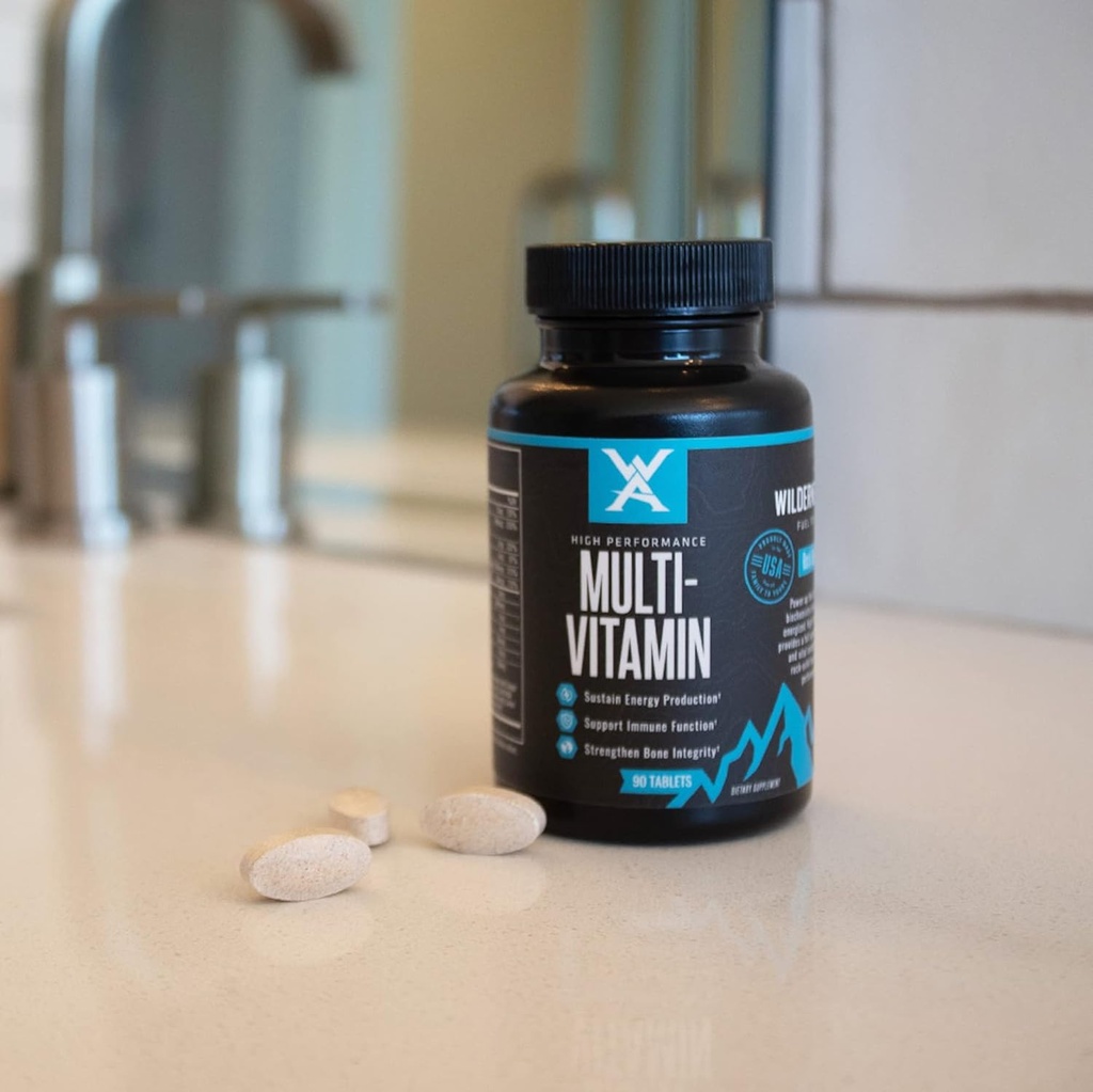 Wilderness Athlete - High Performance Multi Vitamin | Daily Multivitamin for Men & Women - Adult Vitamins Supplement with Chromium and Vanadium - Men's & Women's Multivitamin 5