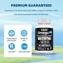 Pharmaceutical Grade Omega 3 Fish Oil, KD-PUR Premium Germany Fish Oil Supplements 2520mg with EPA & DHA- Supports Brain, Heart & Immunity (90 Softgels) 6
