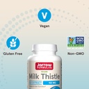 Jarrow Formulas Milk Thistle 150 mg With 30:1 Standardized Silymarin Extract, Dietary Supplement for Liver Function Support, 200 Veggie Capsules, 66-200 Day Supply, 12 Packs 6