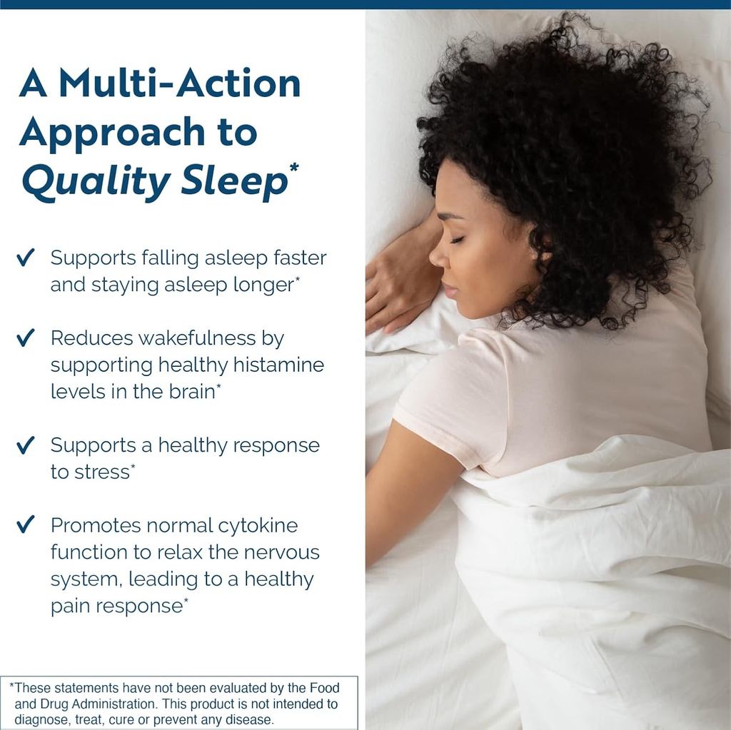 Researched Nutritionals Circadian PM - Promotes a Healthy Nervous System, Histamine Response & Peaceful Nights with L Theanine, 5 HTP, Valerian Root & GABA Supplements (90 Capsules) 3