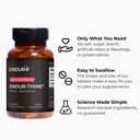 ENDUR-Thine Niacin – Pantethine, Heart & Liver Health Supplement, Efficient Formula for Optimal Absorption, Gluten Free, 500mg (90 Tablets) 6
