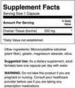 Swanson Ovarian Glandular - Natural Supplement Promoting Women's Glandular Health & Balance Support - Sourced from Premium Bovine Tissue to Support Wellness - (60 Capsules, 250mg Each) (4 Pack) 3