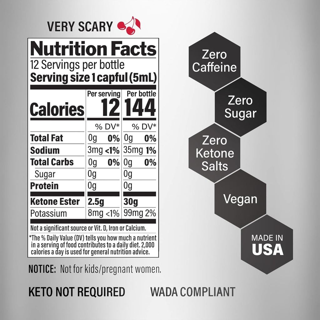 KetoneAid Ke4 Ketone Ester Concentrate | Not a Ketone Salt, No Sugar, No Caffeine | Exogenous D-BHB Ester | 12 Serving Per Bottle (12 Count) 3