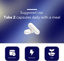 Research Verified Anemia Support - Replenish Iron, Regulate Hemoglobin, Improve Energy - Iron, Vitamin C, Vitamin A, B12, Folate, BioPerine - 60 Capsules - Vegan 6