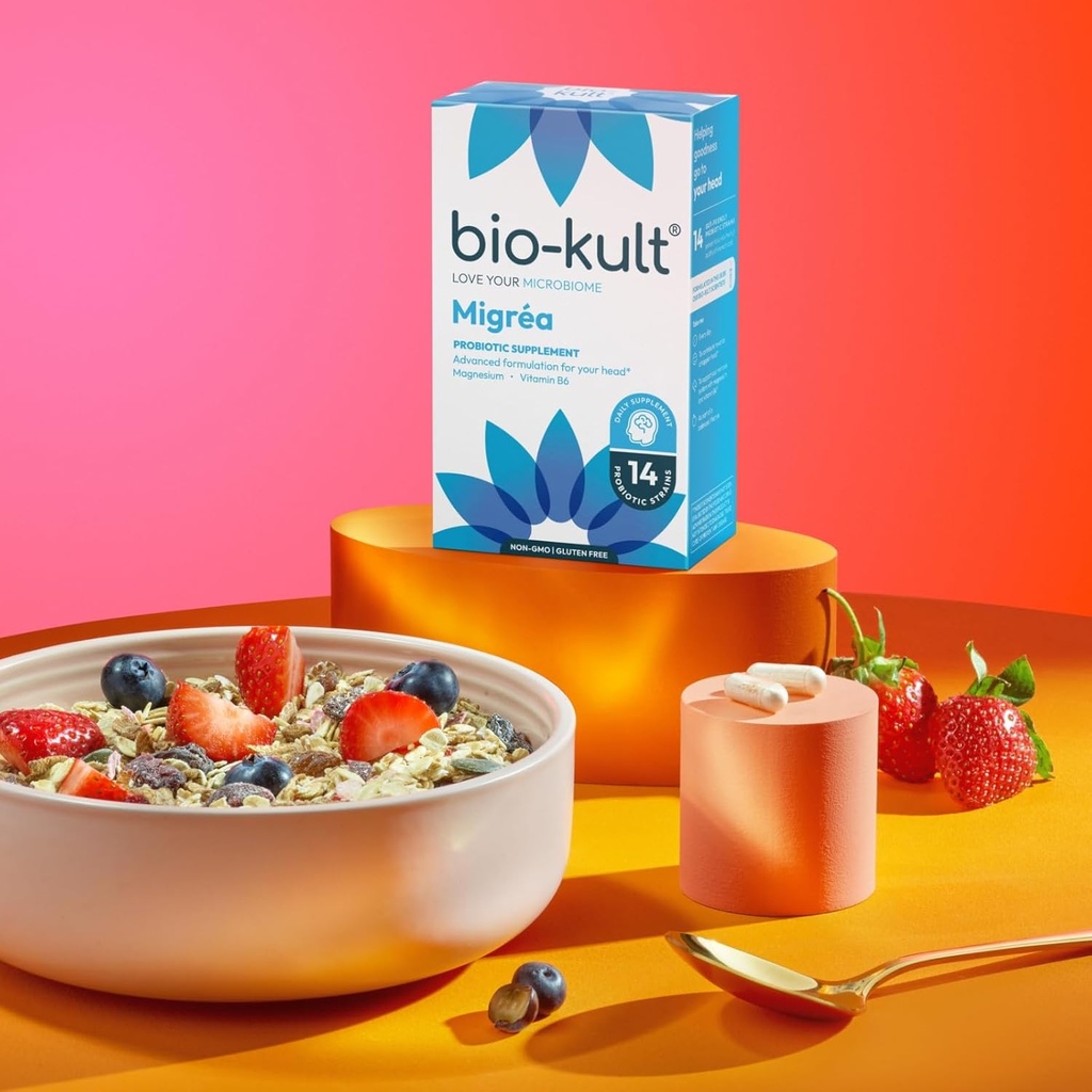 Bio-Kult Migréa | Magnesium, Vitamin B6 & Probiotics | Gut & Head Support | Advanced Multi-Strain Formula | 60 Capsules 6