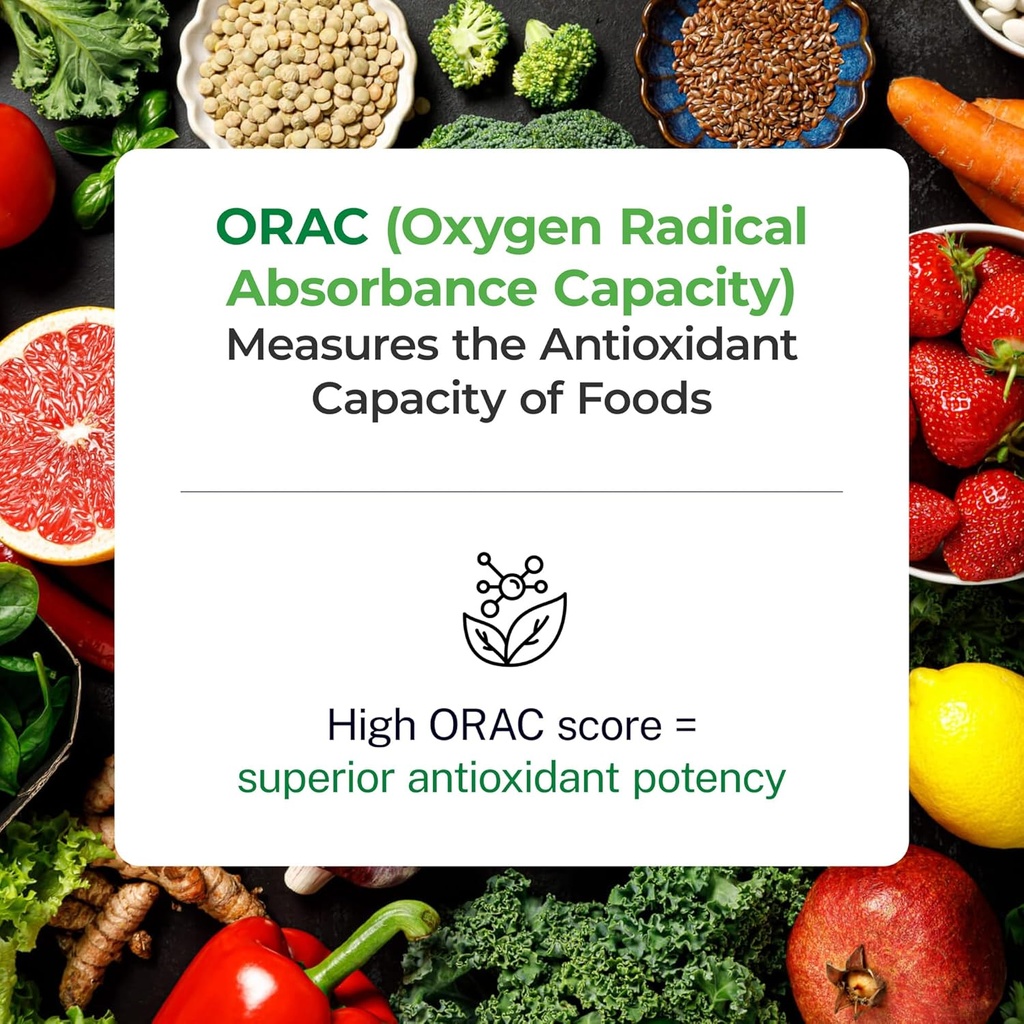 Paradise Herbs, ORAC Energy Greens Powder, Antioxidant Power of 24 Servings of Fruits & Vegetables in 1 Scoop, 120 Servings 5