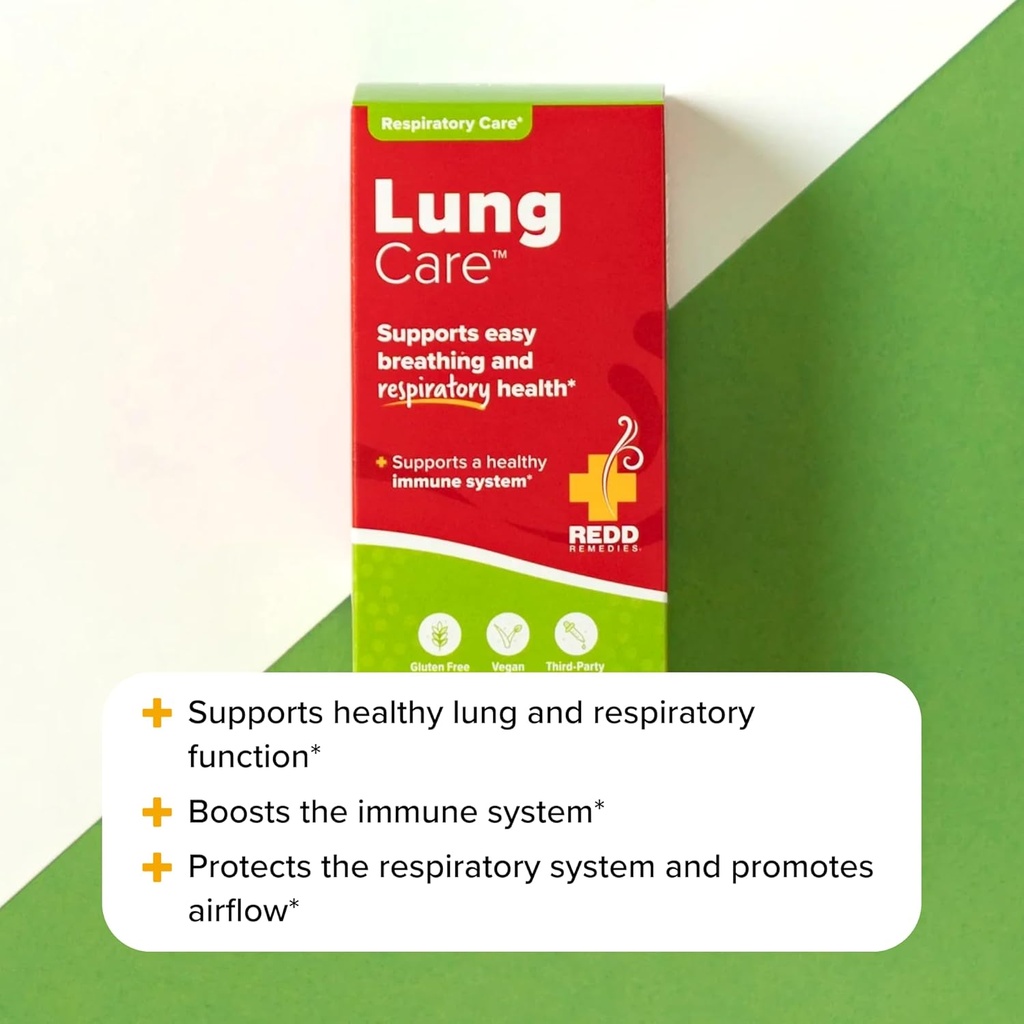 Redd Remedies, Lung Care, Supports Easy Breathing and Respiratory Health, 80 Vegan Capsules 5