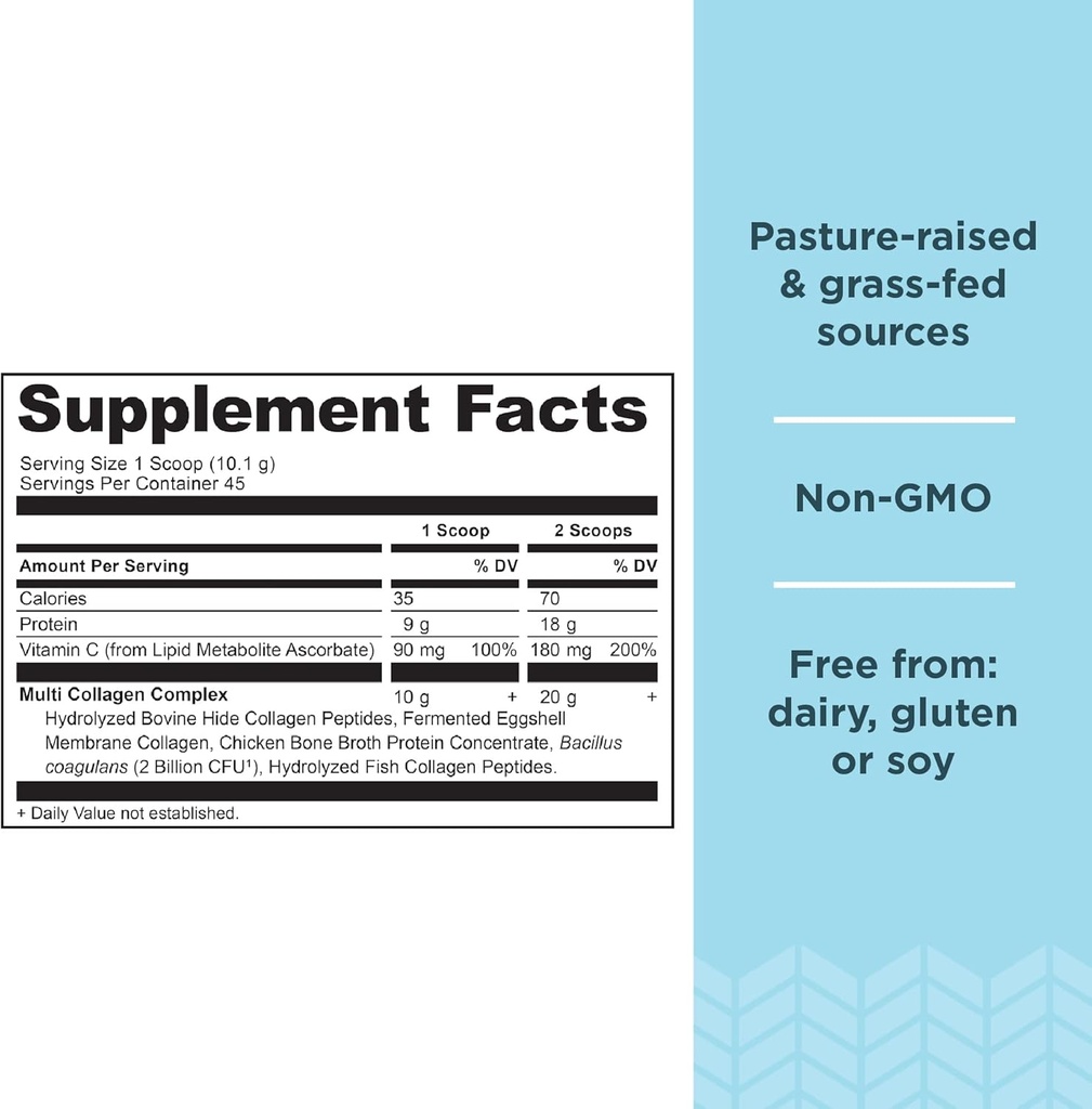 Ancient Nutrition SBO Ultimate Probiotics Capsules, 60 Count + Multi Collagen Protein Powder, Unflavored, 45 Servings 4