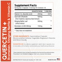 ForestLeaf Quercetin with Bromelain - 1350mg Blend with Vitamin C & Stinging Nettle, Advanced Quercetin 500mg Supplement, Non-GMO Gluten Free, Natural Immune & Respiratory Function 180 Veggie Capsules 4