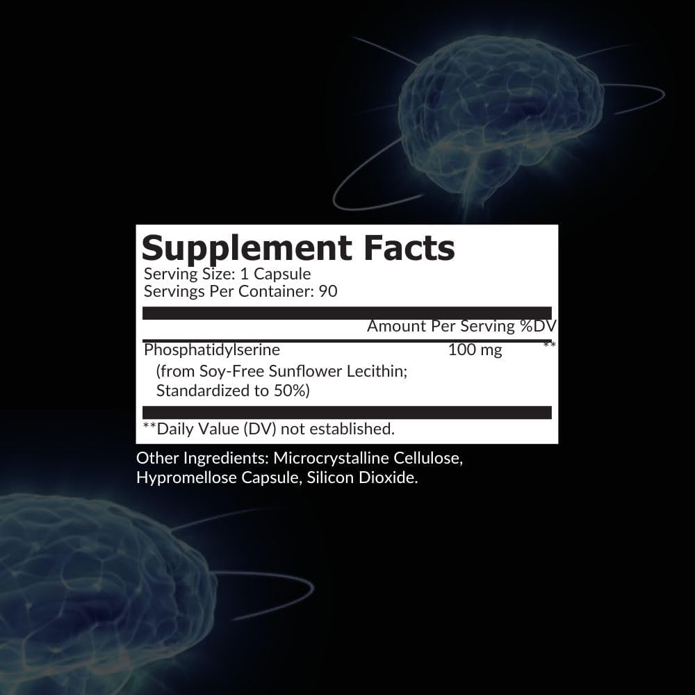 Intelligent Labs 2-in-1 Bundle of MagEnhance Triple Magnesium Complex (Magnesium L-Threonate, Glycinate, and Taurate) + Pure Phosphatidylserine 100mg, GMO and Soy-Free, 30-Day Supply Each 4