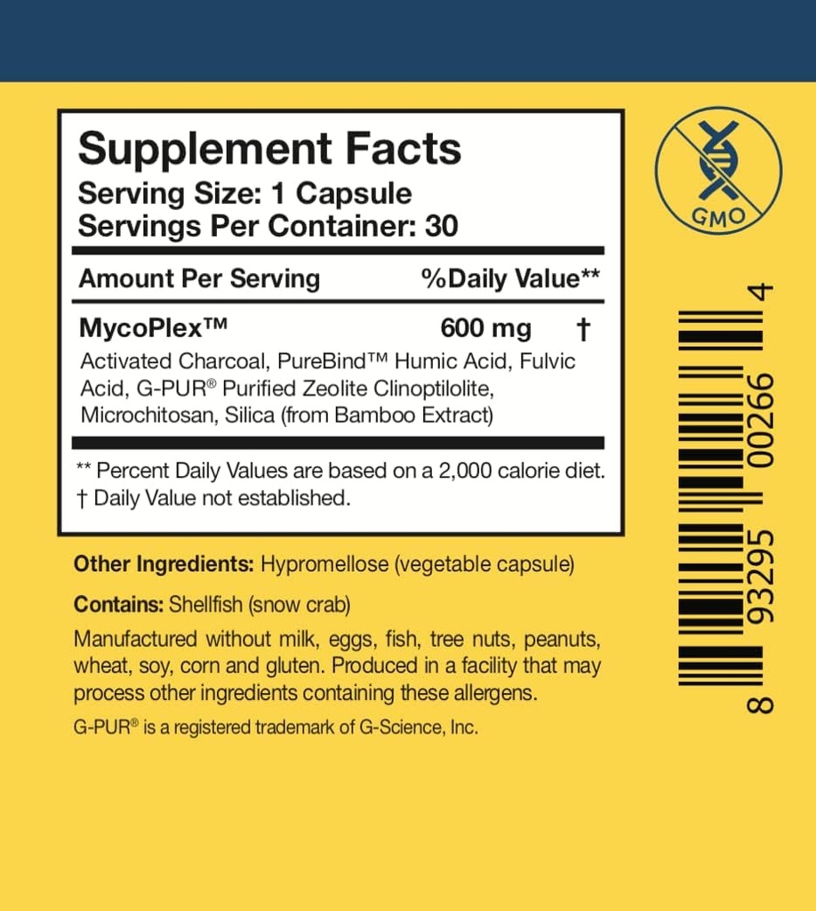 Researched Nutritionals Mold Detox Duo - MycoPul Advanced Toxin Binder (30 Capsules) & Tri-Fortify Liposomal Glutathione (8 Oz) - 2 Products Made to Support Removal of Mycotoxins 5