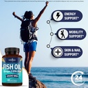 NEW AGE Omega 3 Fish Oil Supplement - Non GMO - EPA, DHA Fatty Acids Gluten Free (270 Softgels (Pack of 3)) 5