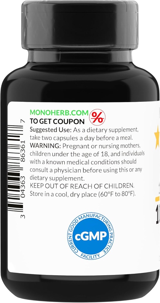 MONOHERB DHA Extract 1000 mg - 90 Vegetarian Capsules 5