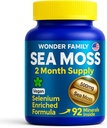 Wildcrafted Irish Sea Moss Capsules – Chondrus Crispus or True Sea Moss Advanced with Biotin, Niacinamide, Vitamins – Multimineral Supplement – Alternative to Irish Seamoss Gel – 60 Seamoss Pills 2