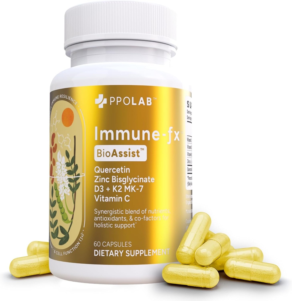 BioAssist® Brain-fx Nootropic Energizing Mind Memory Focus Brain Support, and Immune-fx, Immune Support Supplement, Pulmonary Lung Supplement, Clean Certified®, Non-GMO 4