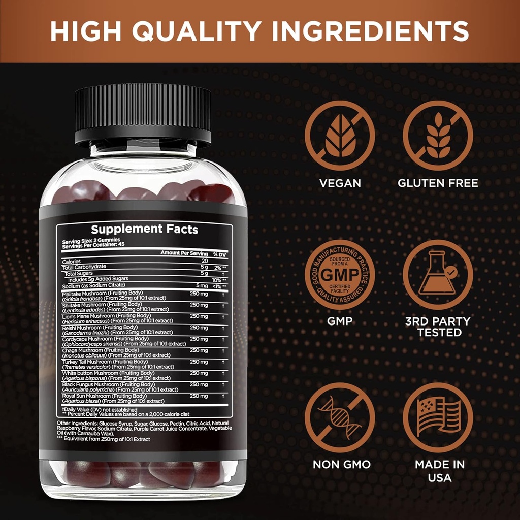 EFFECTIVE NUTRA Mushroom Gummies & Milk Thistle Gummies 4