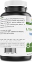 Brieofood L-Tryptophan 1000mg per Serving - 240 Capsules - Supports Poisitive Mood & Relaxation 5