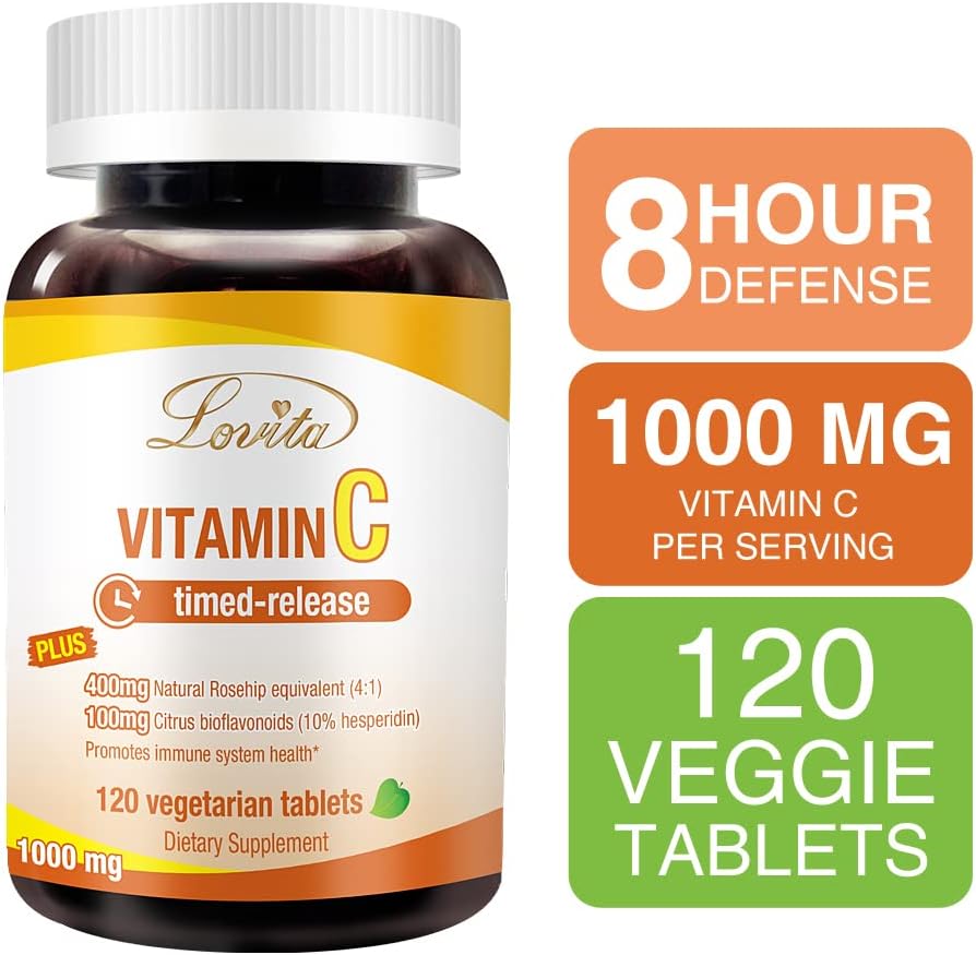 Lovita Flaxseed Oil & Vitamin C Nutrients Bundle. Dietary Supplement Supports Better Nutrition & Overall Well-Being 4