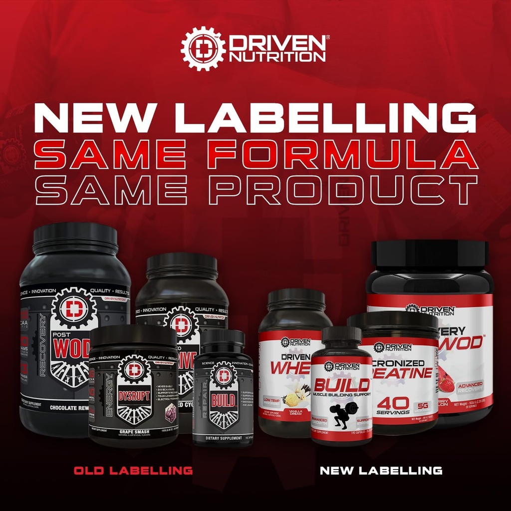 Driven WHEY- Grass Fed Whey Protein Powder: Delicious, Clean Protein Shake- Improve Muscle Recovery with 23 Grams of Protein with Added BCAA and Digestive Enzymes (2 lb, Banana Pie) 6
